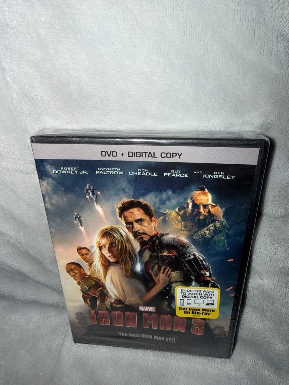 Iron Man 3 (DVD/Digital, 2013, Widescreen) NEW